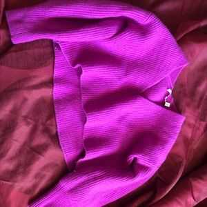 A.L.C. Purple cropped sweater